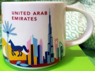 Starbucks You Are Here United Arab Emirates mug