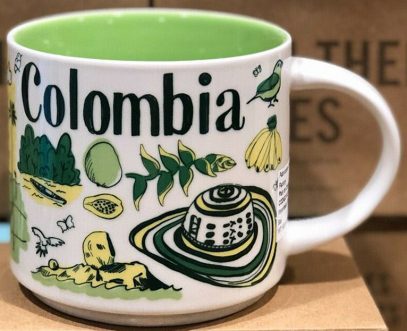 Starbucks Been There Colombia mug