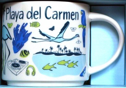 Starbucks Taza de Carolina del Sur Been There Series, blanca, 14 onzas