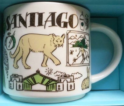 Starbucks Been There Santiago mug