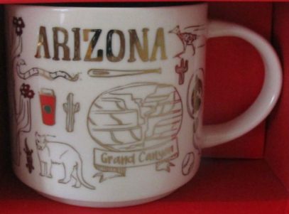 Starbucks Been There Christmas Arizona mug