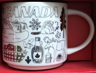 Starbucks Been There Christmas Canada mug