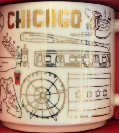 Starbucks Been There Christmas Chicago mug