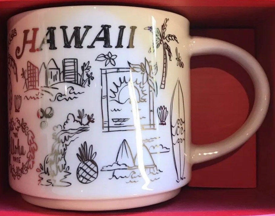 Hawaii Coffee Mug Starbucks Collectors Series 2011 Hawaii Great