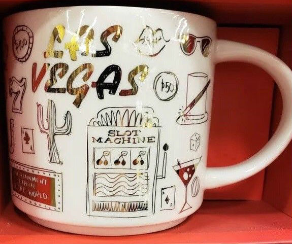 Fabulous Starbucks Las Vegas Coffee Mug - Charming Ceramic Cup