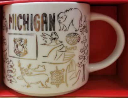 Starbucks Been There Christmas Michigan mug