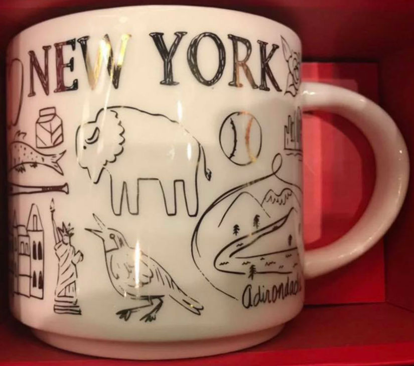 Starbucks Limited Collection NYC Black Ceramic Travel Mug