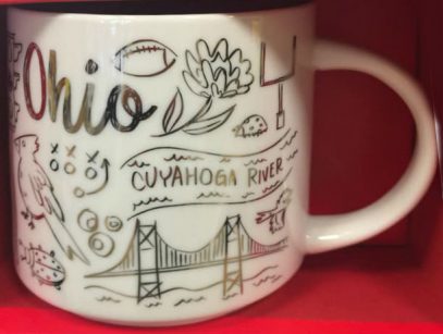 Starbucks Been There Christmas Ohio mug