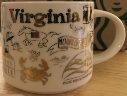 Starbucks Been There Christmas Virginia mug