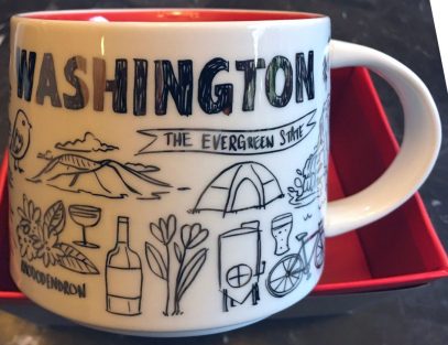 Starbucks Been There Christmas Washington mug