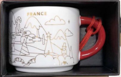 Starbucks You Are Here Ornament Christmas France mug