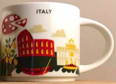 Starbucks You Are Here Italy mug