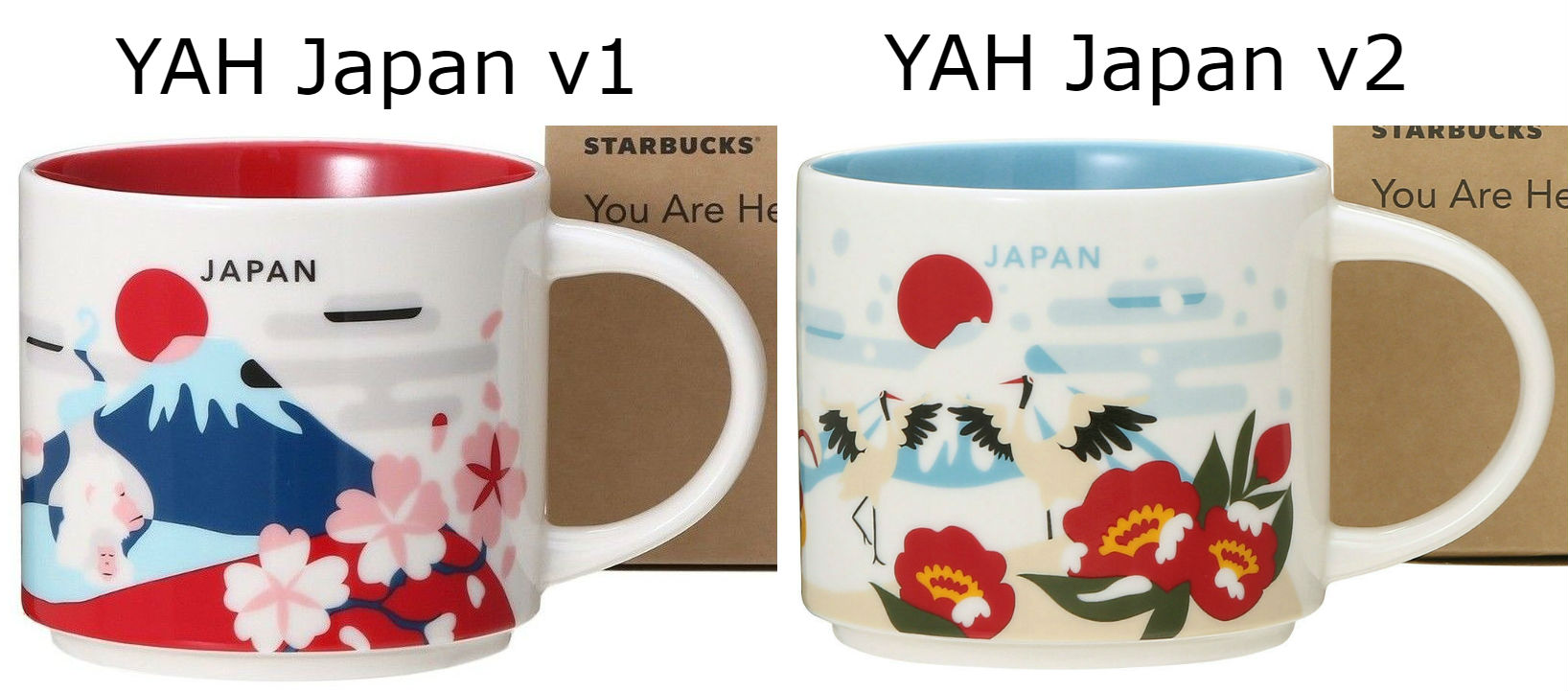 Starbucks Japan adds new winter Mt Fuji mugs to region-exclusive You Are  Here Collection