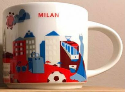 Starbucks You Are Here Milan mug