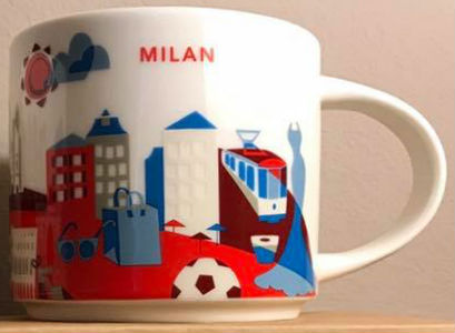 You Are Here – Milan – Starbucks Mugs