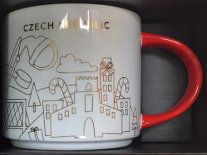 Starbucks You Are Here Christmas Czech Republic mug