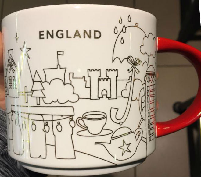 Starbucks You Are Here Collection England Ceramic Coffee Mug