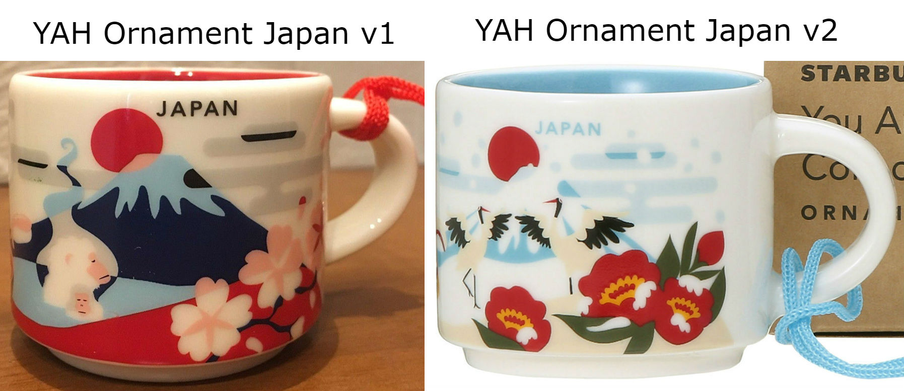 Starbucks 2oz You Are Here Japan Mug / Ornament 