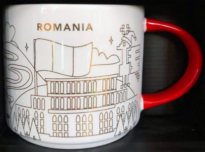 Starbucks You Are Here Christmas Romania mug