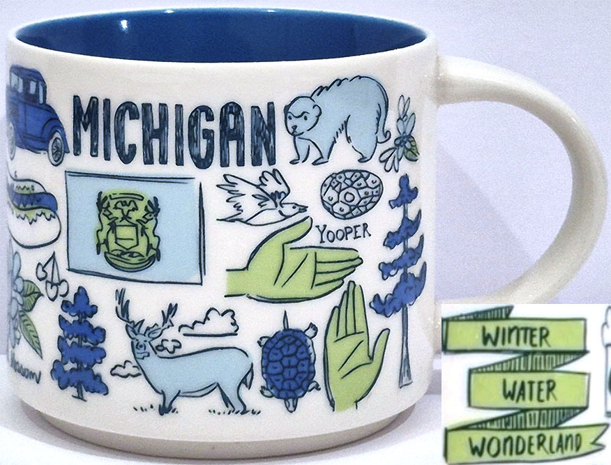 Starbucks Been There Michigan mug