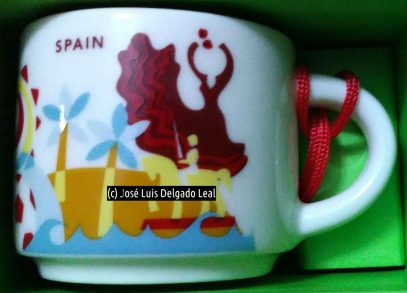 Starbucks You Are Here Ornament Spain mug