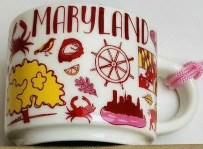 Starbucks Been There Ornament Maryland 2 mug