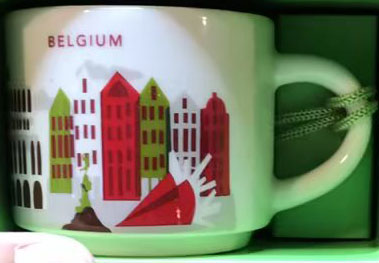 Starbucks You Are Here Ornament Belgium mug