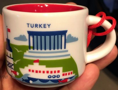 Starbucks You Are Here Ornament Turkey mug