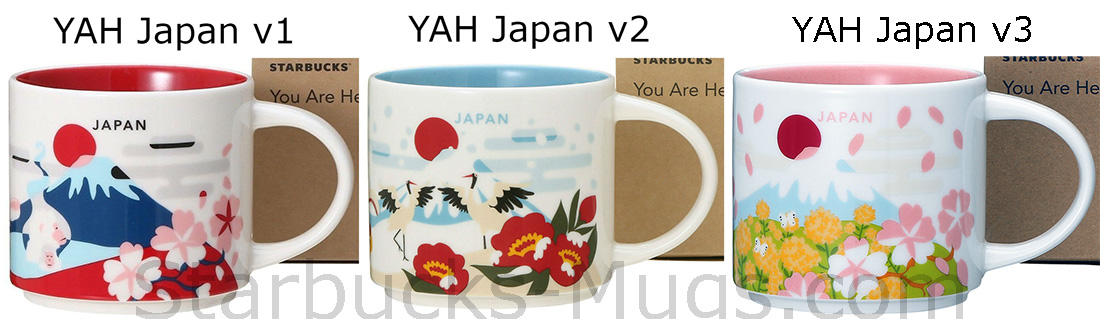 2021 Japan Four Seasons Starbucks You are here Fujiyama YAH City Mug Coffee Cup 