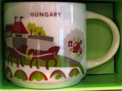 Starbucks You Are Here Hungary mug