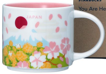 2021 Japan Four Seasons Starbucks You are here Fujiyama YAH City Mug Coffee Cup 