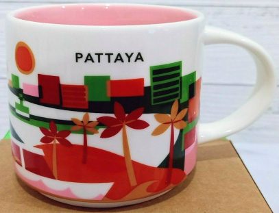 Starbucks You Are Here Pattaya mug