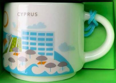 Starbucks You Are Here Ornament Cyprus mug