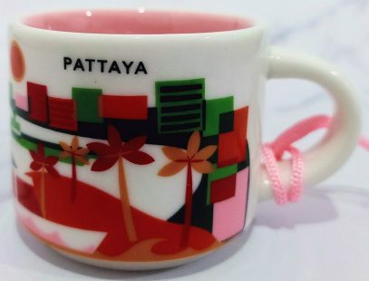 Starbucks You Are Here Ornament Pattaya mug