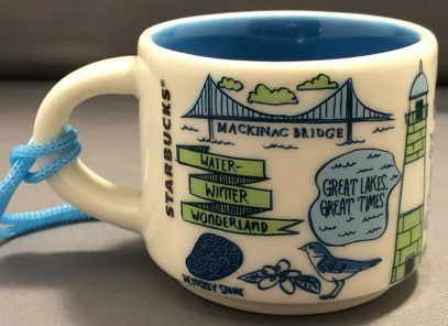 Starbucks Been There Ornament Michigan 2 mug