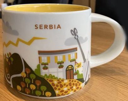 Starbucks You Are Here Serbia mug