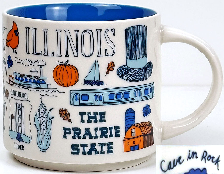 Starbucks Been There Illinois mug