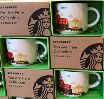 Starbucks You Are Here Ornament Italy mug