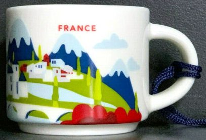 Starbucks You Are Here Ornament France mug