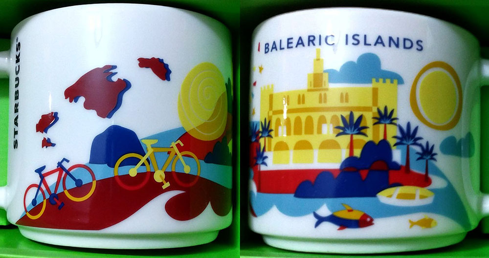 You Are Here – Balearic Islands – Starbucks Mugs