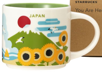 Starbucks You Are Here Japan 4 Summer Collection mug