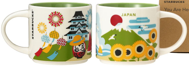 You Are Here – Japan 4 Summer Collection – Starbucks Mugs