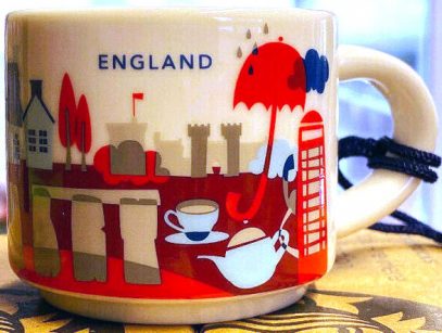 Starbucks You Are Here Ornament England mug
