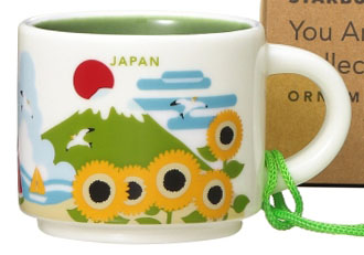 Starbucks 2oz You Are Here Japan Mug / Ornament 