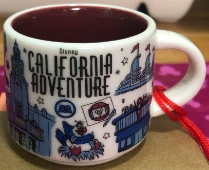 Been There Ornament Disney – California Adventure – Starbucks Mugs