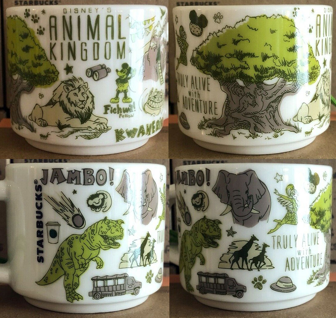 Been There Ornament Disney – Animal Kingdom – Starbucks Mugs