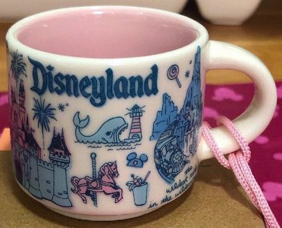 Starbucks Been There Ornament Disney Disneyland mug