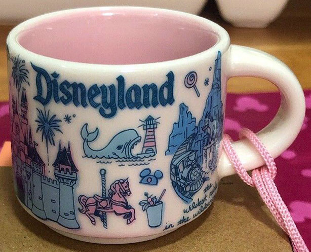 Been There Ornament Disney – Disneyland – Starbucks Mugs