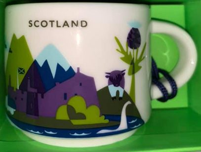 Starbucks You Are Here Ornament Scotland mug