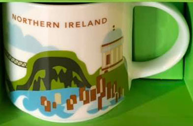 Starbucks You Are Here Northern Ireland mug